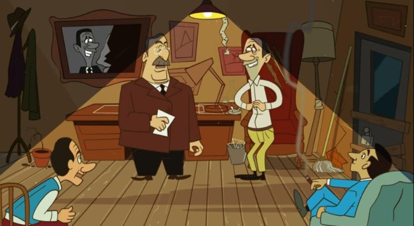 Gálvölgyi János és Dolák-Saly Róbert feleség után nyomoz az új Örkény Egyperces animációban – videó - Hetedik sor