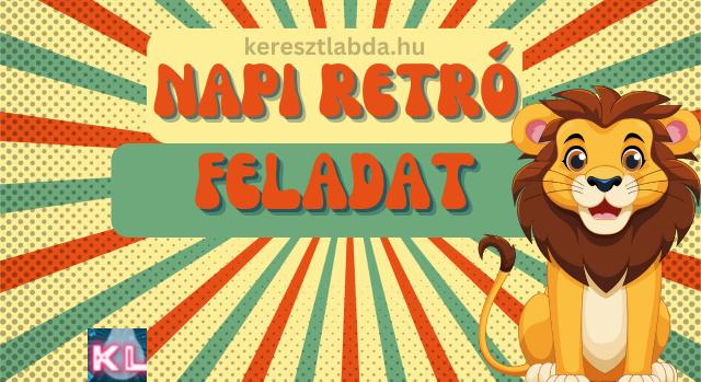 Napi retró feladat: Lássuk, emlékszel még? - Keresztlabda
