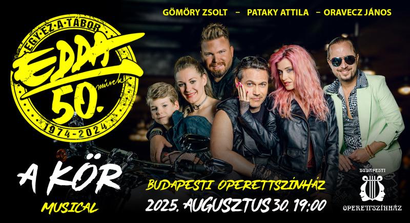 A Budapesti Operettszínházban lesz látható az EDDA – A kör musical - Színház.online