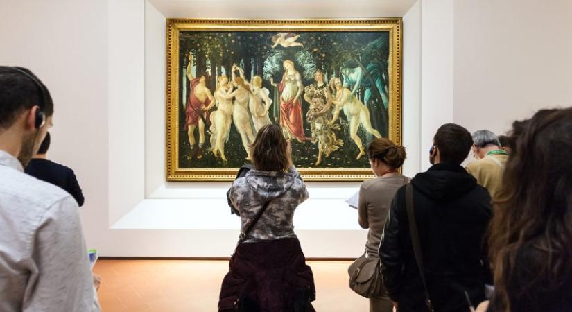 Ügyetlen szelfis rongált meg egy festményt az Uffizi képtárban - kultura.hu