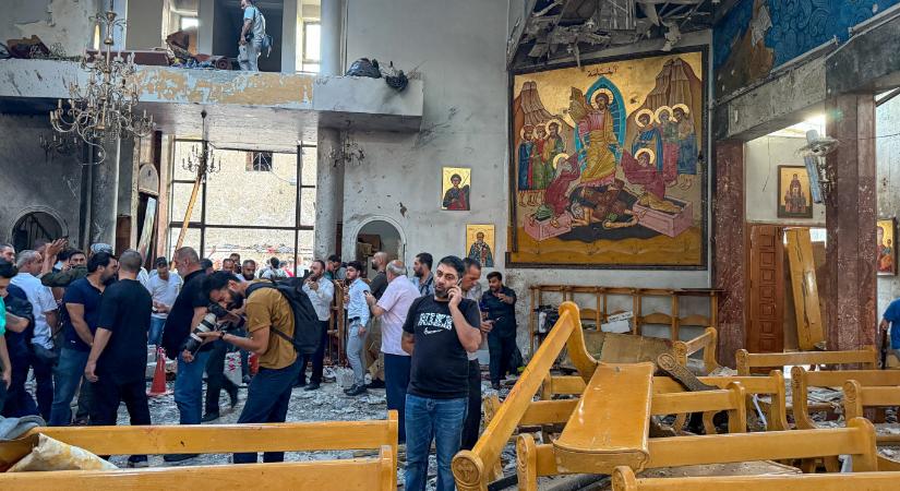 Öngyilkos merénylő robbantott egy damaszkuszi ortodox templomban, 22 ember meghalt a támadásban - 444.hu
