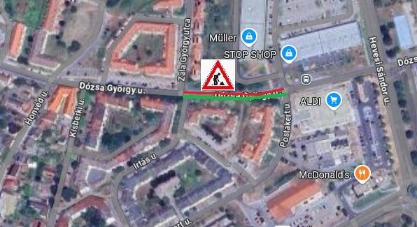 Három napig ezekben az utcákban forgalomkorlátozásra kell számítani Kanizsán - Dél-Zala Press