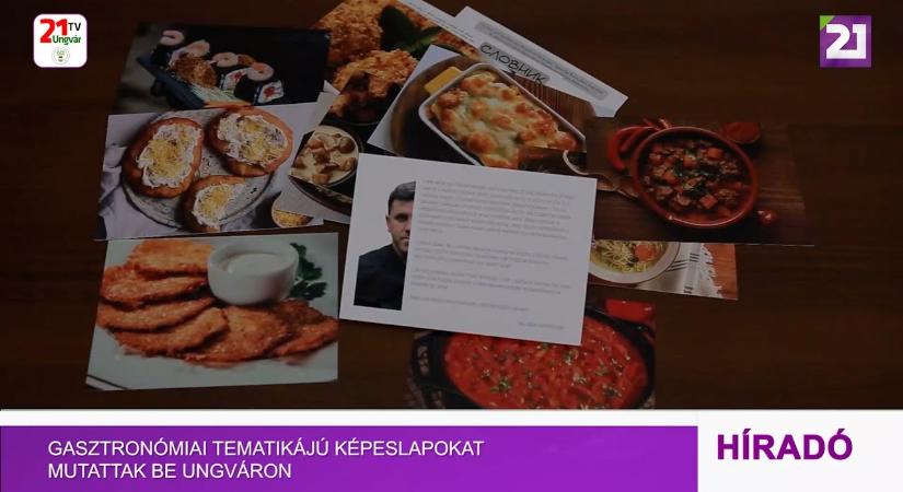 Gasztronómiai tematikájú képeslapokat mutattak be Ungváron (videó) - Karpat.in.ua