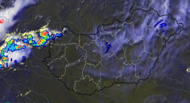 Heves zivatarokat is hozhat a hidegfront – most éri el hazánk területét - Debreceni Nap