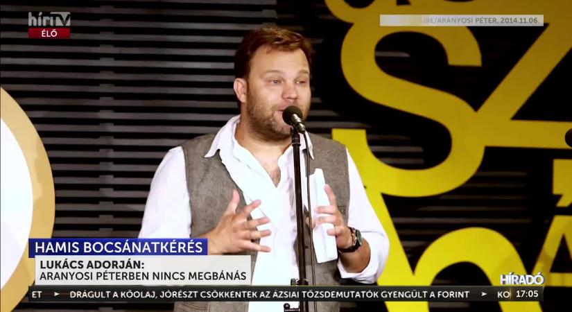 Lukács Adorján: Nem volt őszinte Aranyosi Péter bocsánatkérése, ráadásul még a posztját is Litkai Gergely humorista írta meg  videó - HírTV
