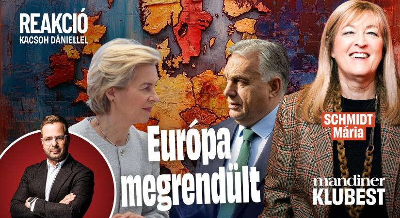 Schmidt Mária: Európának nincs célja, álom nélkül sodródik  Mandiner Klubest - Mandiner