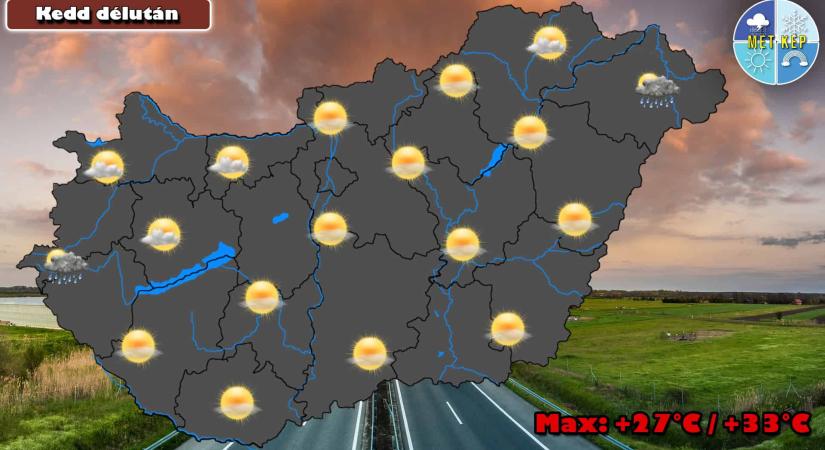 Szeles lesz az idő, egy-egy futó záporesővel - MetKép