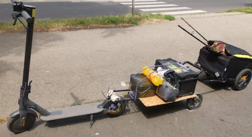 Roller, gumipók és gyorskötöző: barkács szerelvényével indult pecázni egy 14 éves fiú - HVG - Autó