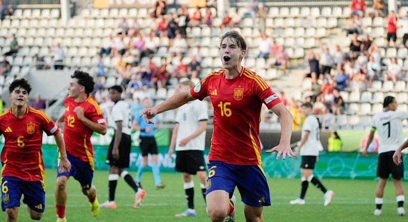 U19-es Eb: a spanyolok őrült meccsen jutottak döntőbe a németek ellen - FociClub