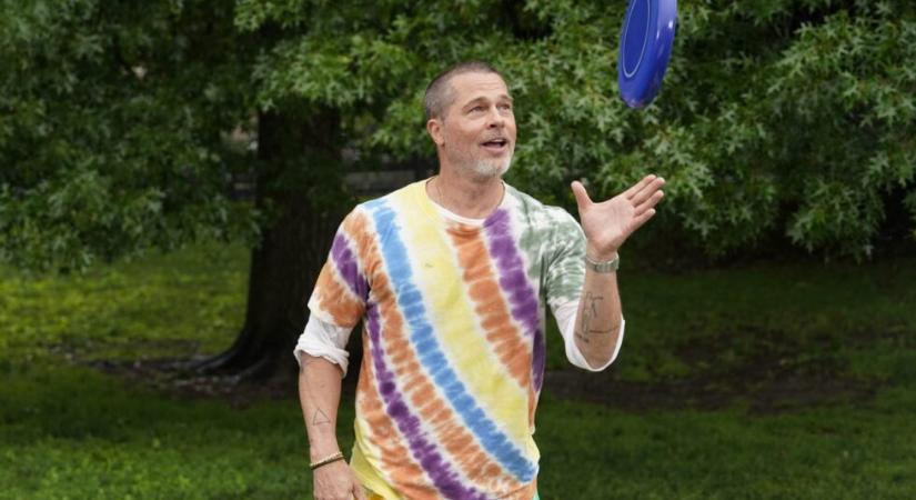 Brad Pitt a frizbizésben is első osztályú – videó - Hetedik sor