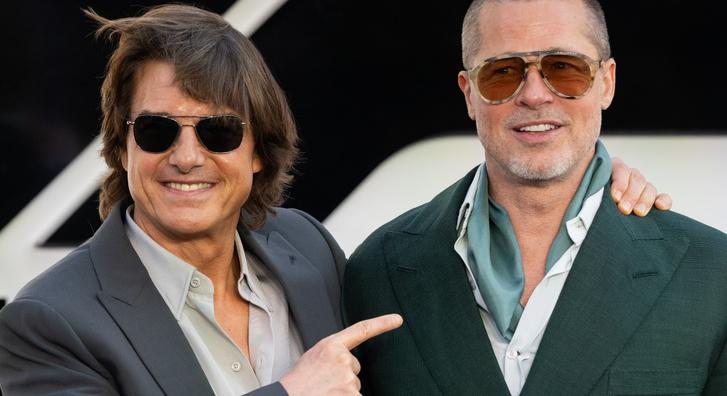 Letarolták a netet Brad Pitt és Tom Cruise fotói, 24 év után először pózoltak együtt a vörös szőnyegen - Index