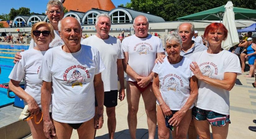 Egri Senior Úszó Klub: a legidősebb átlagéletkorú csapat 16 bajnoki címet szerzett - Heol