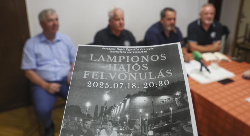 Lampionos hajós felvonulást rendeznek Győrben - Győr Plusz