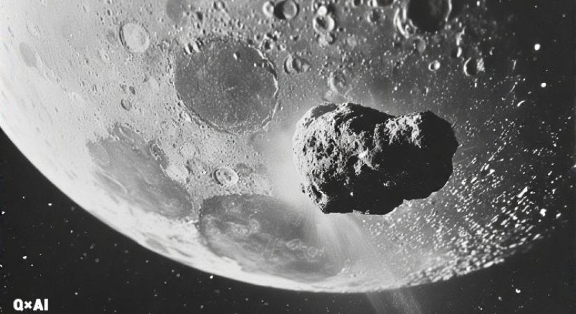 A Föld helyett a Holdba csapódhat a 2032-ben érkező aszteroida, sűrű meteorzáport zúdítva bolygónkra - Qubit