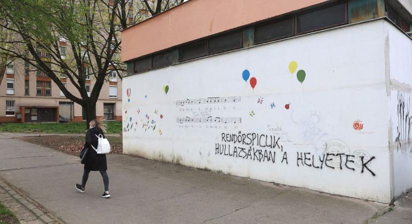 „Hullazsákban a helyetek” – most felelhet a kertvárosi graffitis! Kiderült, miért firkált – VIDEÓ - Bama