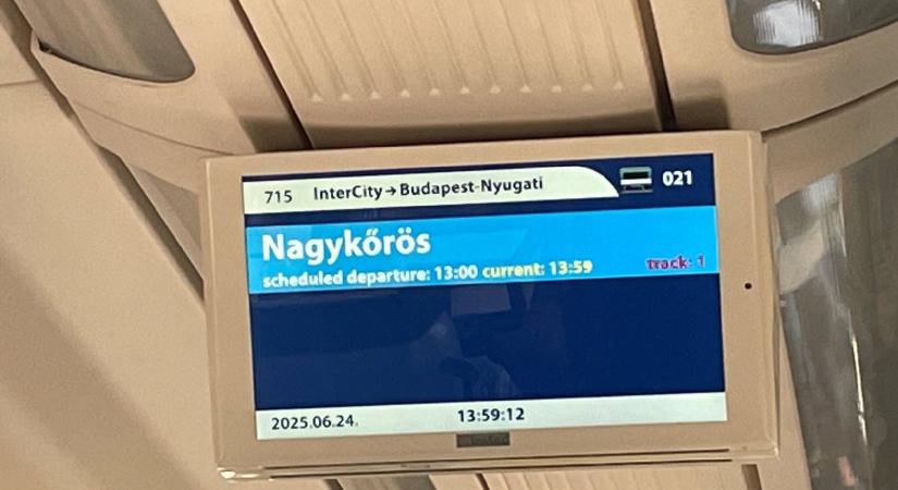 Tehervonatot vontatott a Szegedről Budapestre tartó IC, az utasok már taxit hívtak - Magyar Hang