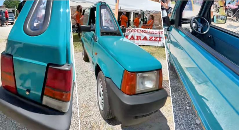 Ez lenne a világ legkeskenyebb autója? Az 50 centi széles Fiat Panda a sikátorok királya! - videó - Blikk