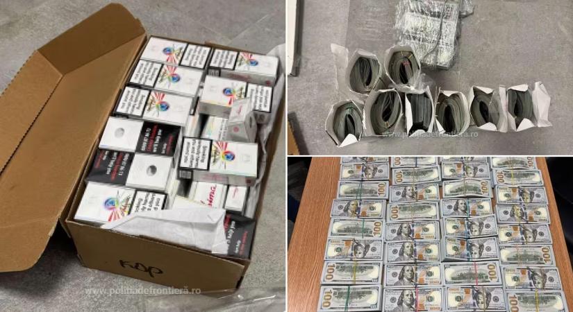 580 ezer dollárt próbált átcsempészni cigarettásdobozokban egy férfi a román határon - Karpat.in.ua