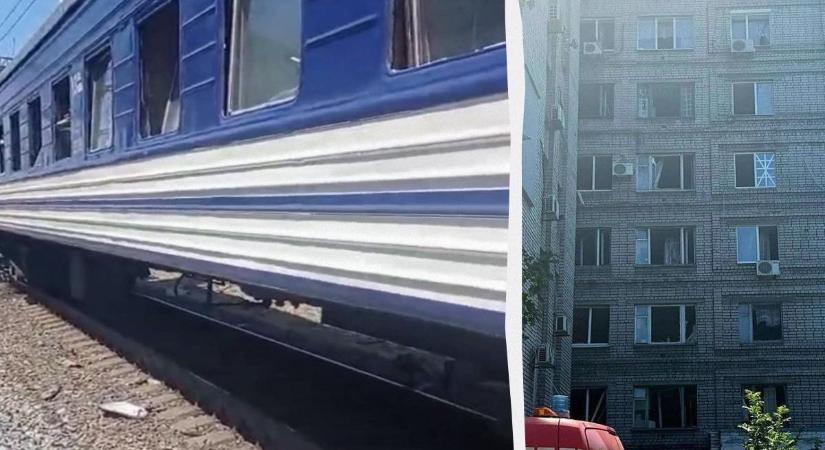 Egy személyszállító vonat is megsérült a Dnyiprói orosz rakétatámadás miatt (VIDEÓ) - Mandiner