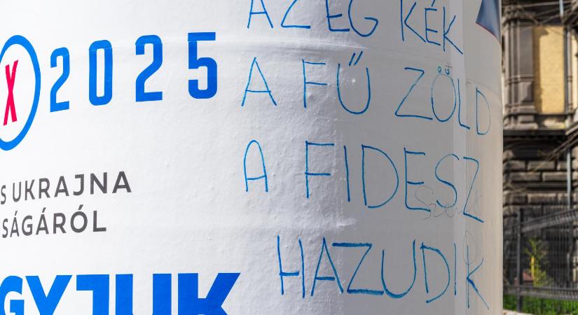 Kijev szerint egy primitív manipuláció a Voks2025, amin átlát a magyarok többsége - Népszava