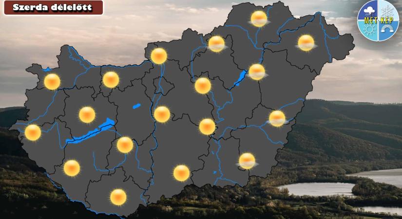 Ismét fokozódik a hőség, 35 fok felett is mérhetünk - MetKép