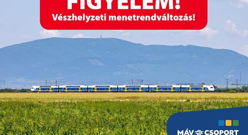 Nagy a baj, vészhelyzeti vágányzárat hirdetett a MÁV – itt vannak a részletek - naphire.hu