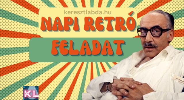 Napi retró feladat: Lássuk, emlékszel még? - Keresztlabda