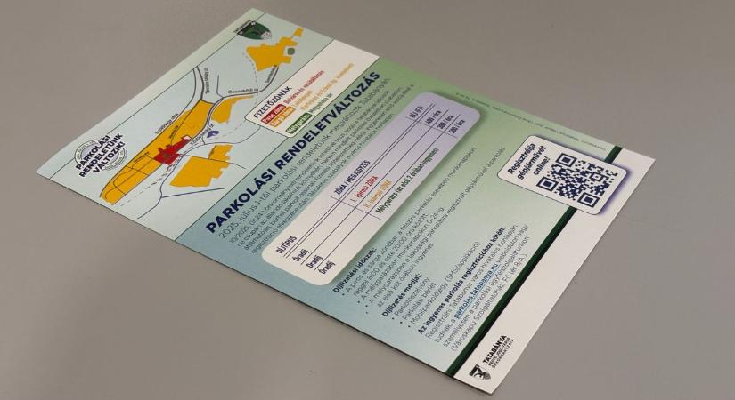 Szórólap a parkolási rendeletről: minden postaládába bedobták a városban - Kemma