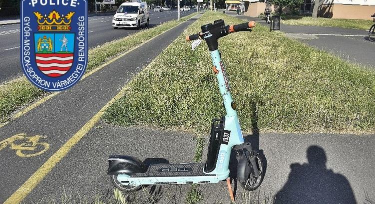 E-rollerrel is tilos ittasan közlekedni! - Győr Plusz