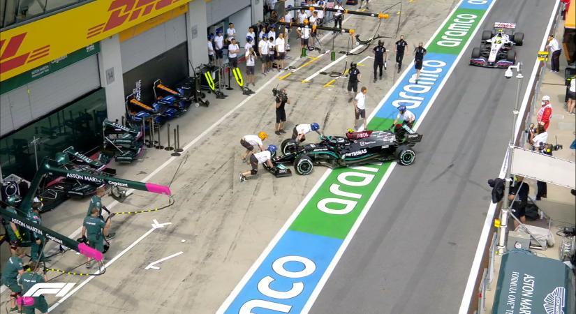 Nem nagyon látni F1-pilótától ekkora hibát a bokszutcában - Player