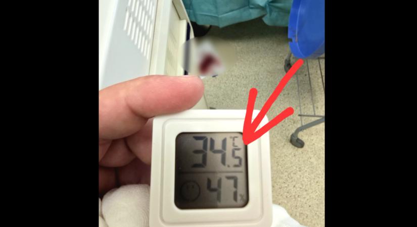 Kulja András szerint 35 fokban operáltak a Jahn Ferenc kórházban - 444.hu