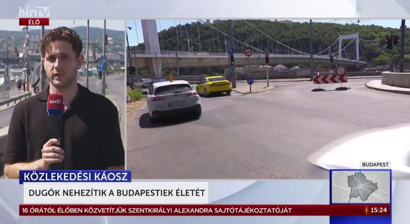 Dugók nehezítik a budapestiek életét  videó - HírTV