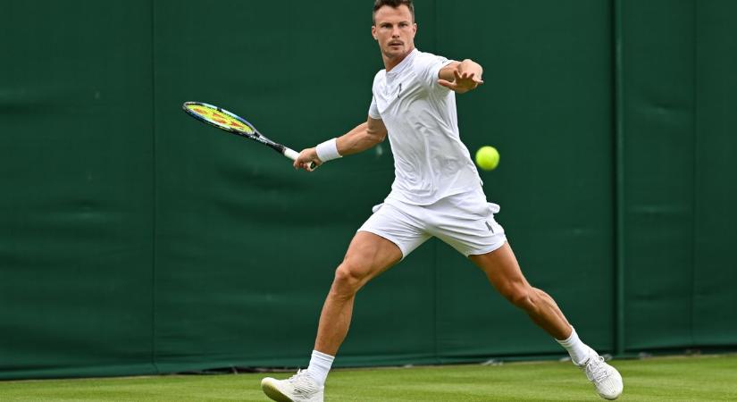 Fucsovics újra nyert, egy meccsre a főtáblától Wimbledonban - Szon
