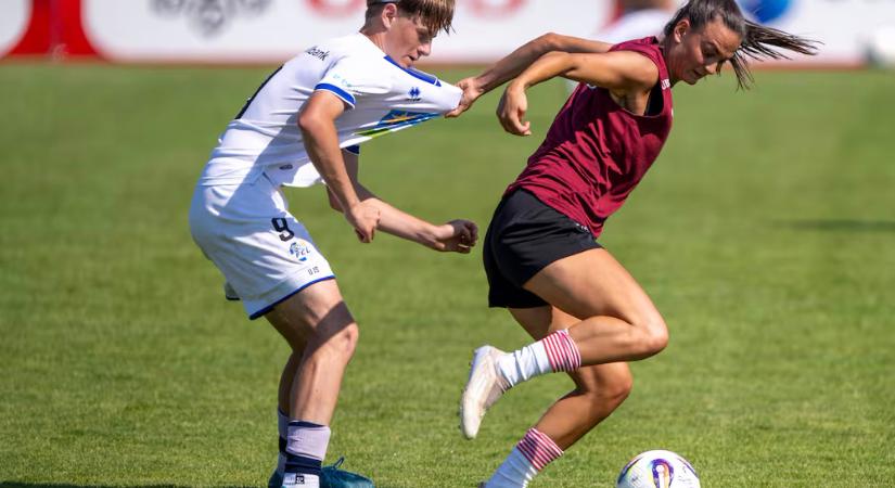 Kinyílt a svájci bicska a zsebekben! Fiatal fiúcsapat simán a földbe döngölte az ország női válogatottját - Blikk - Sport