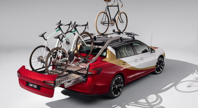Škoda Superb kombiból készült el a tökéletes kerékpárszállító autó - Player