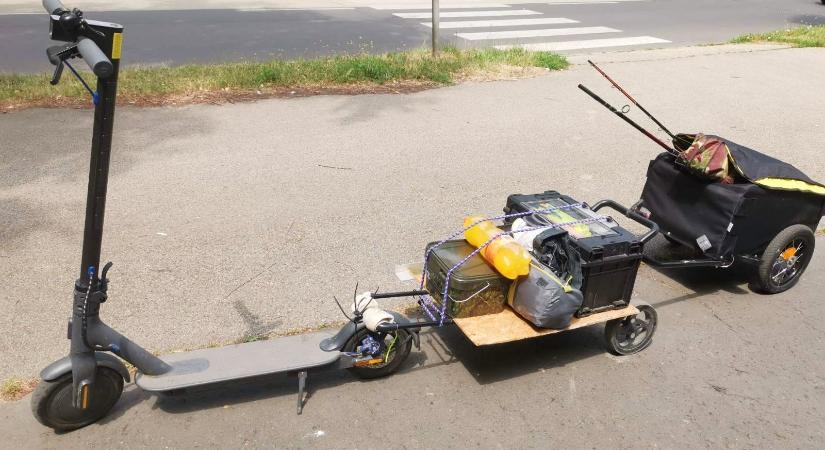 Rolleres mini horrorkaravánt épített egy nagykanizsai fiú, a rendőrök felemásan fogadták - Player