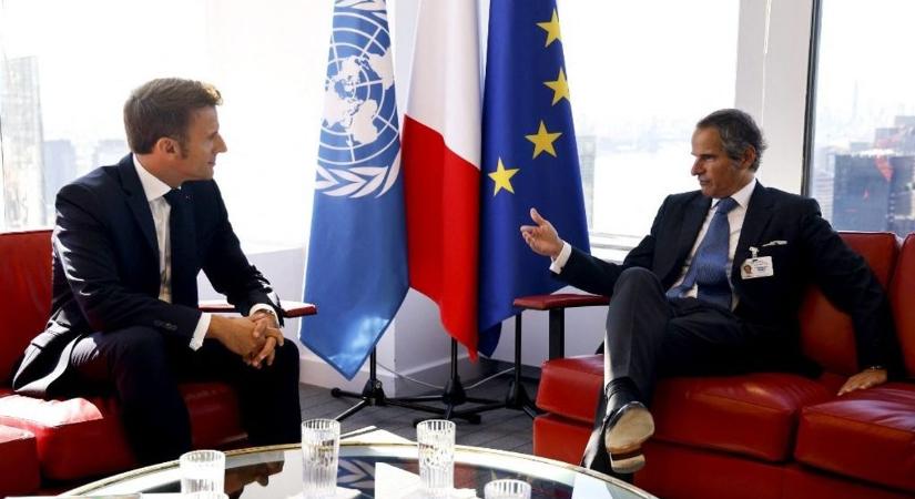 Emmanuel Macron az iráni atomprogramról egyeztet a NAÜ vezetőjével - VG