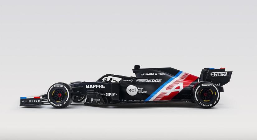 F1: az Alpine megvillantotta Alonso autójának átmeneti festését