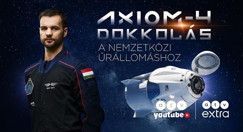 Kapu Tibor megérkezik a Nemzetközi Űrállomásra: nézze itt élőben - atv.hu