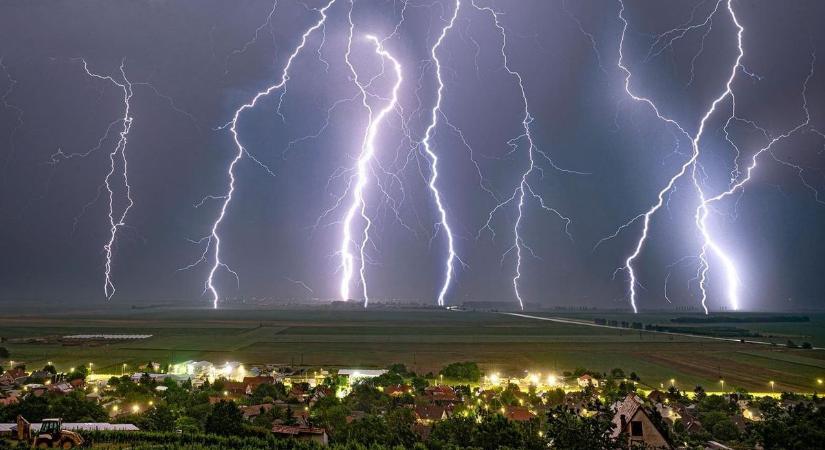 Itt a legmagasabb figyelmeztetés! Hőségrekord után vihar csap le - Teol
