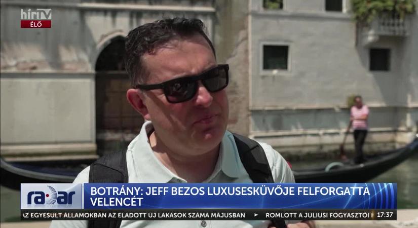 Radar - Jeff Bezos, az Amazon alapítója és párja, Lauren Sanchez esküvője felforgatta Velencét  videó - HírTV