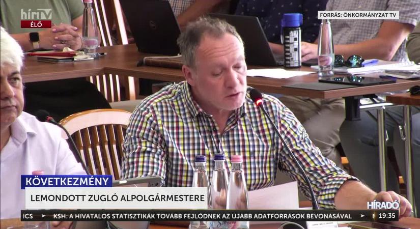 Lemondott tisztségéről Zugló alpolgármestere a zuglói önkormányzat csütörtöki, testületi ülésén  videó - HírTV