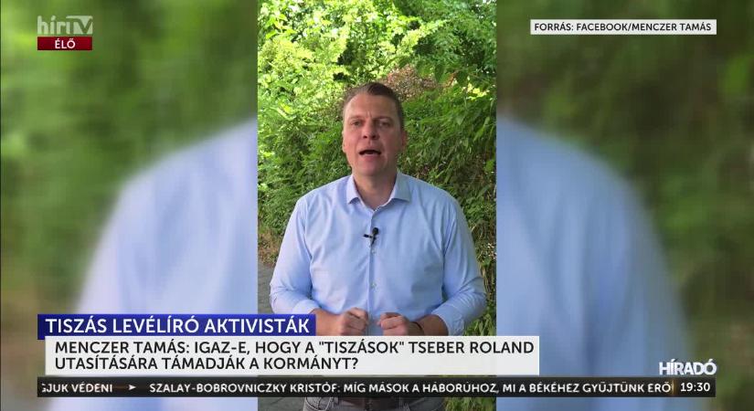 Menczer Tamás: Igaz-e a hír, hogy ukrán kérésre született az a levél, amelyet ukránpárti tiszás aktivisták néhány nappal ezelőtt írtak?  videó - HírTV