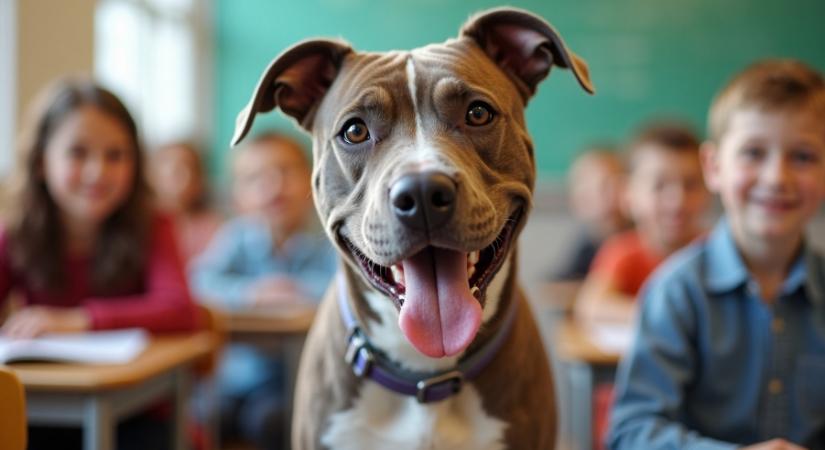 Cole, a süket pitbull, aki szuperhős lett - Háziállat