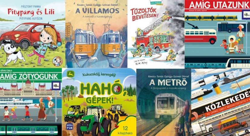 Óriás járműves gyerekkönyv-körkép - Babaszoba