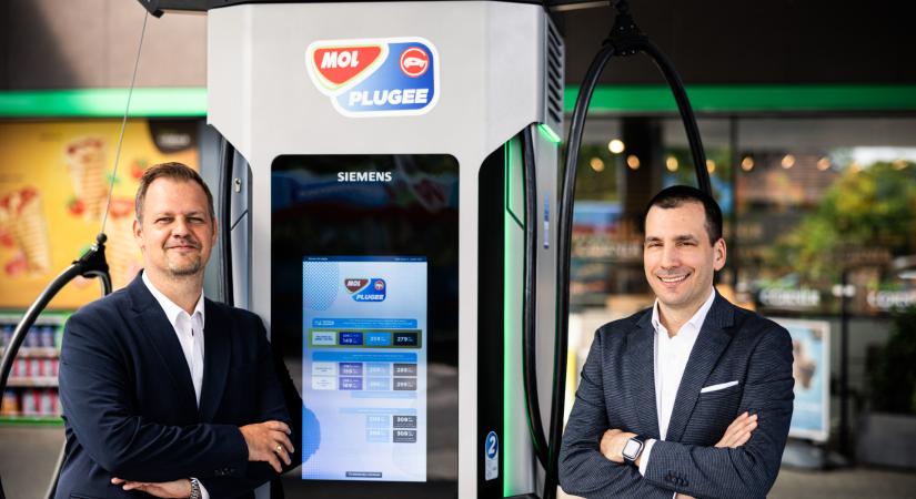 2 millió euró értékben valósított meg elektromos autótöltő-fejlesztést a Mol és a Siemens - Portfolio