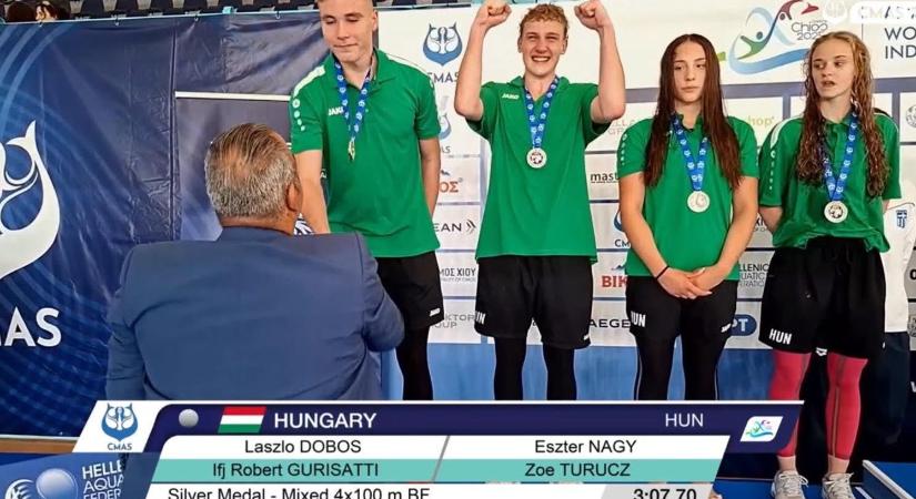 Vb-ezüstérmes a debreceni uszonyosúszó - Civishír