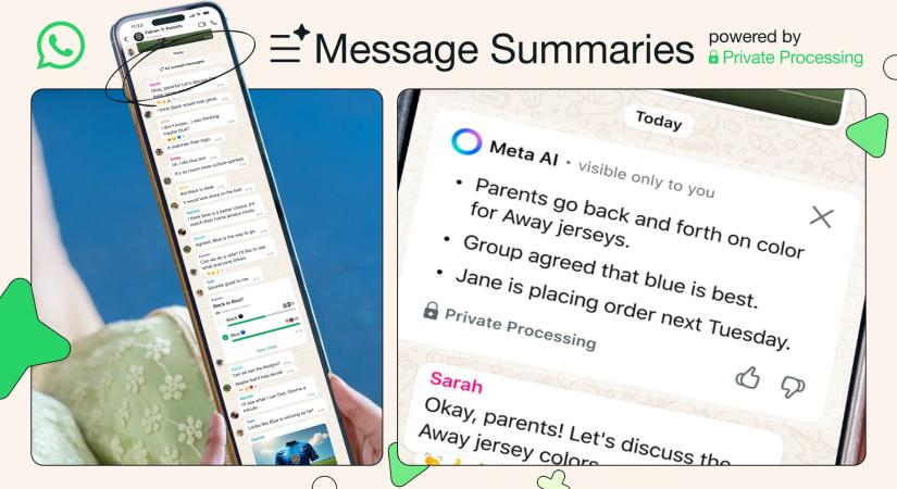 Mesterséges intelligencia összefoglalók érkeznek a WhatsAppba - Androgeek