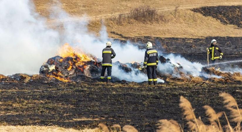Tűz ütött ki Derecske közelében, a szántóföldet sem kímélte - Haon