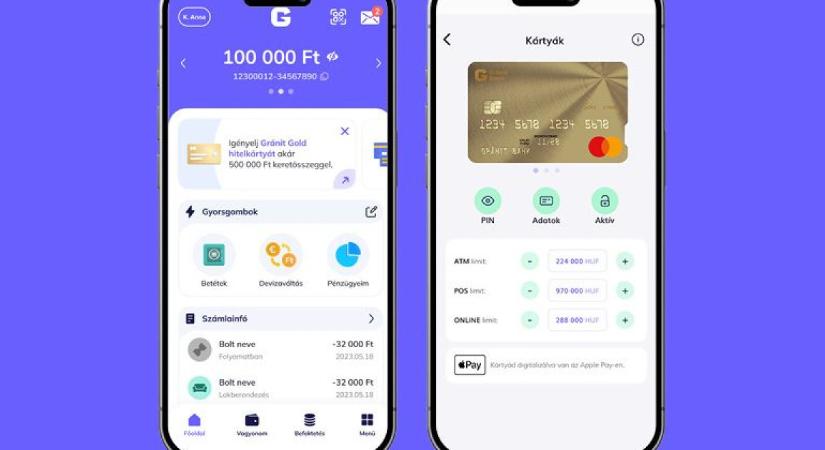 Mobilról igényelhető hitelkártyát kínál a Gránit Bank - MFor